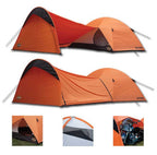 Harley-Davidson Dome Tent W/Vestibule Motorcycle Storage, Orange Hdl-10010A