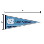 Rico Industries Ncaa North Carolina Tar Heels Classic 12'' X 30'' Felt Wall D  Cor Pennant - Great For Home/Bed Room/Man Cave D