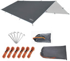 Unigear Tarp Rain Fly Tarp Waterproof Tent Cover Hiking Shelter Foldable Lightweight Waterproof For Camping And Protection Again