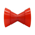 Colofulway 3'' Boat Trailer Bow Bell Roller Assembly With 1/2'' Shaft Fits 3 Inch Bracket, Polyurethane(Red)