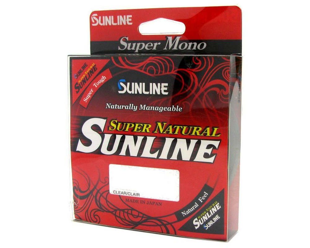 Sunline Super Natural Monofilament Fishing Line (Natural Clear, 12-Pounds/330-Yards)