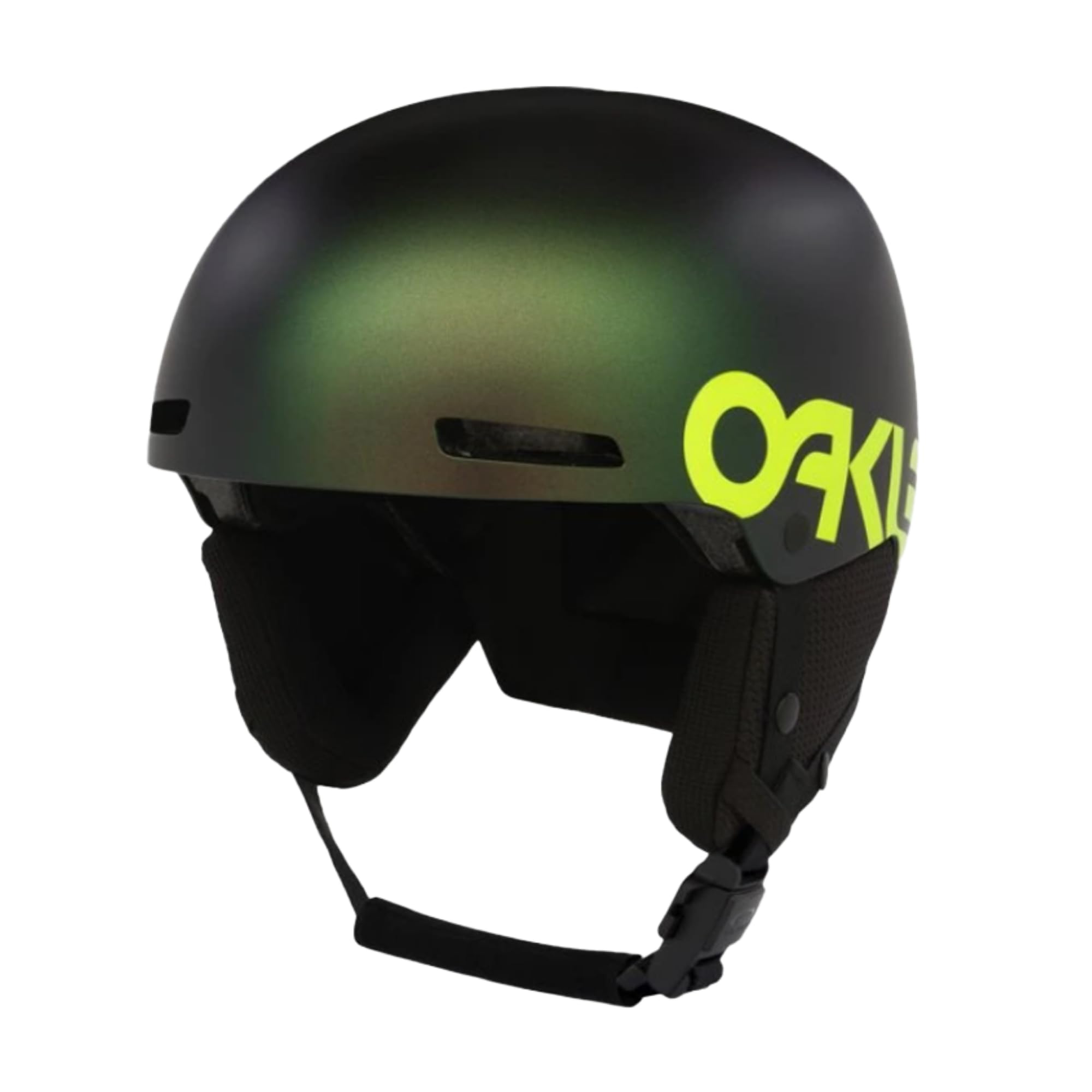 Oakley MOD1 PRO MIPS Silver/Green Colorshift FP Small Ski Snowboarding Helmet for Men for Women + Bundle Collapsible Water Bottl