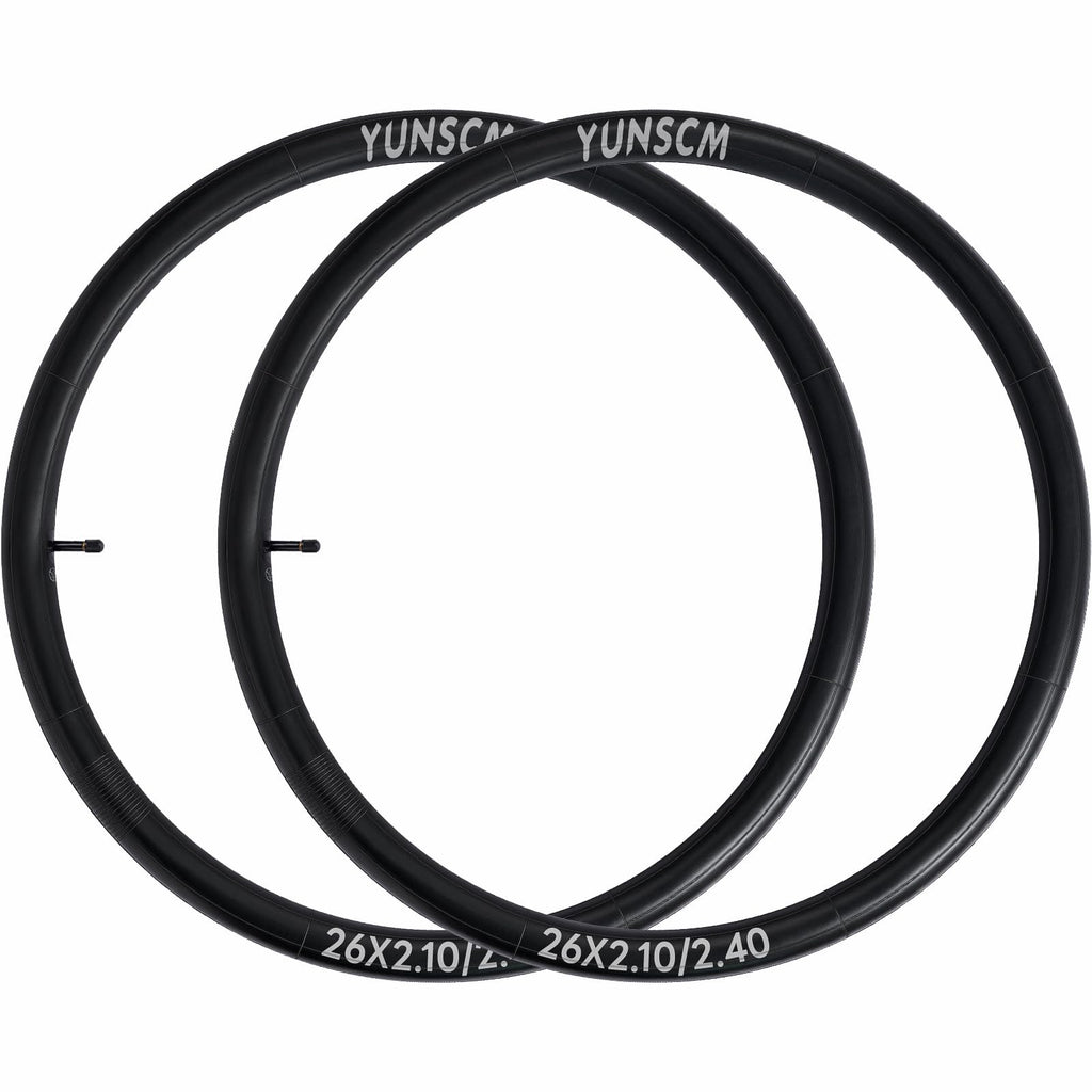 2-Pack Bike Tubes 26'' X 2.125/2.40 Av Schrader Valve 26'' Bicycle Tubes Compatible With 26X2.125 26 X 2.20 26 X 2.25 26 X 2.30