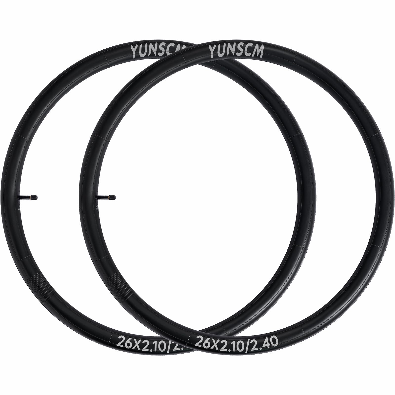 2-Pack Bike Tubes 26'' X 2.125/2.40 Av Schrader Valve 26'' Bicycle Tubes Compatible With 26X2.125 26 X 2.20 26 X 2.25 26 X 2.30