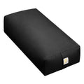 Sunshine Yoga Extra Firm Large Yoga Bolster, 24 x 12 x 6 Restorative Yoga Pillow With Handles and Removable Cover, Rectangular C