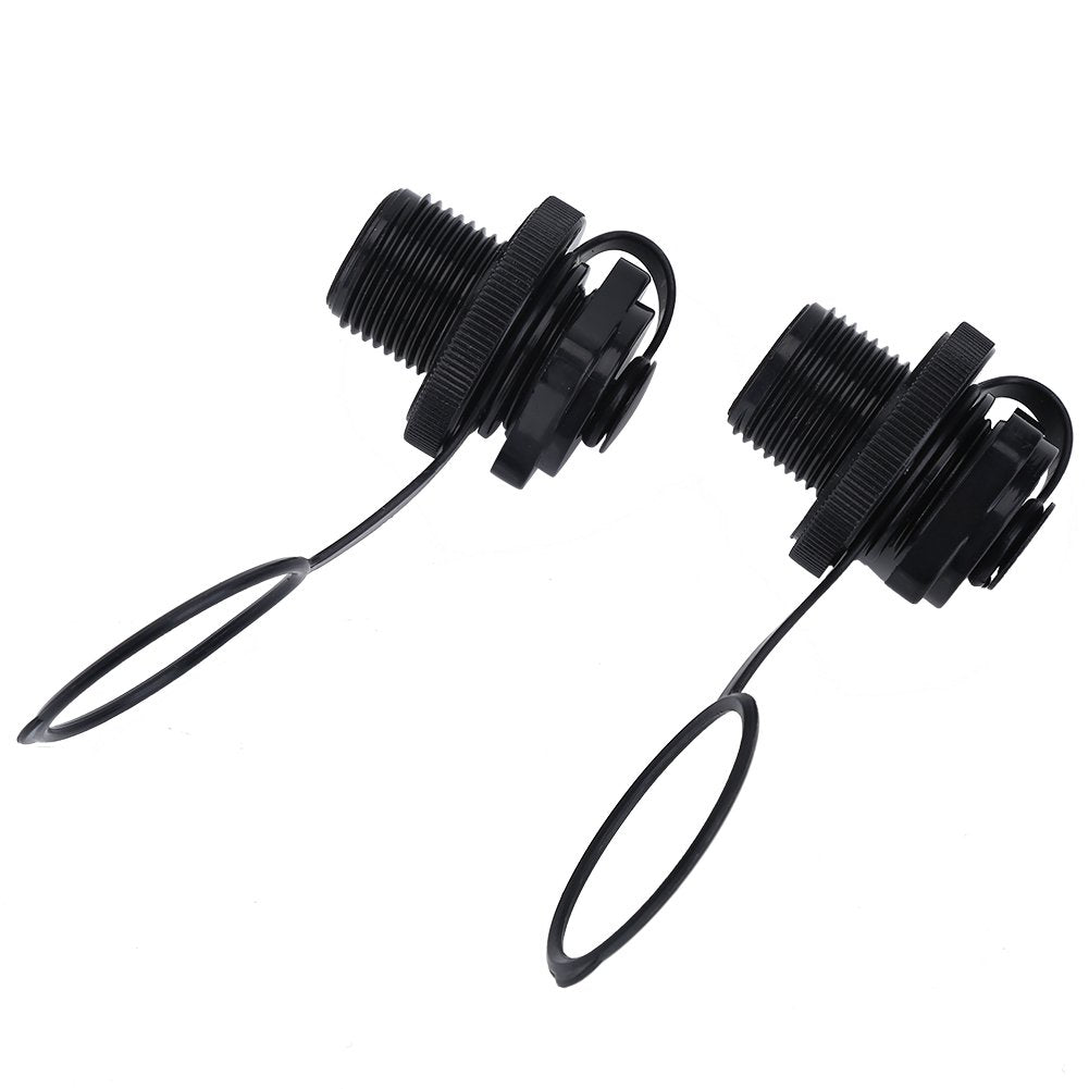 Alomejor Inflatable Boat Air Valve Screw 2Pcs Valve Air Valve Replacement For Inflatable Boat Jilong Fishing Boat Airbed Raft