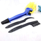 Motorcycle & Bike Chain Cleaner Tool Set - Durable Bicycle Chain Gears Maintenance Cleaning Brush Kit For All Type Chain Gears(3