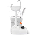 Yitahome Portable Sink And Toilet, 17 L Hand Washing Station & 5.3 Gallon Flush Potty,For Outdoor,Camping, Rv, Boat, Camper, Tra