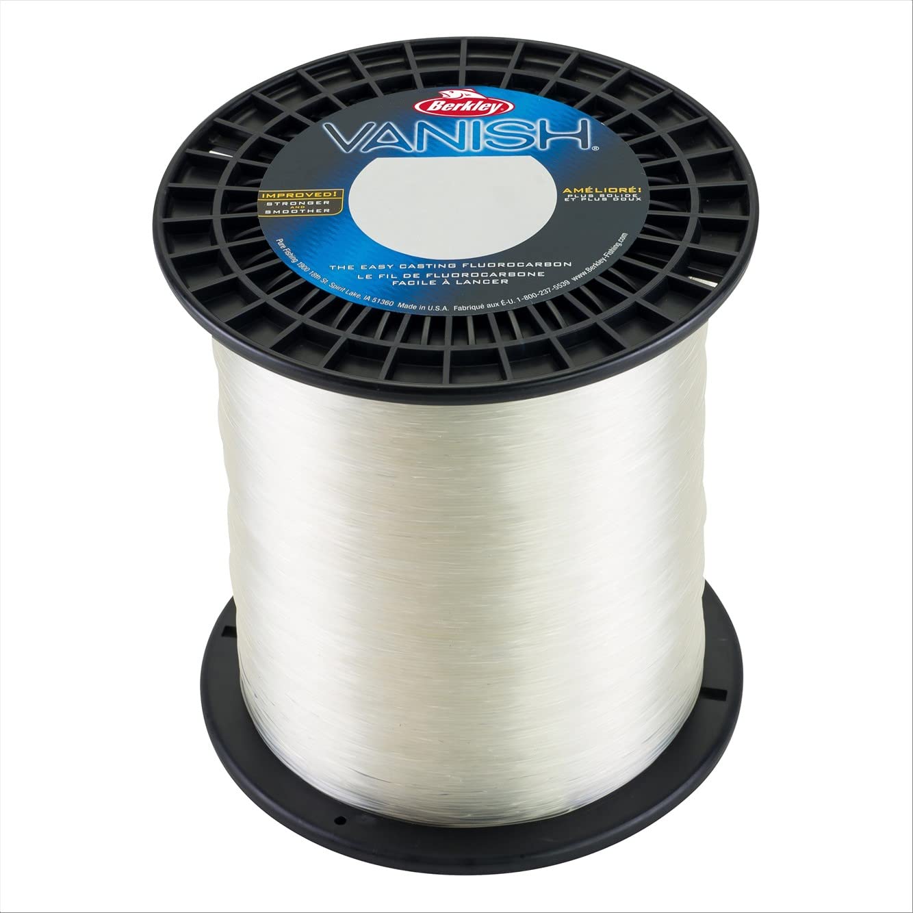 Berkley Vanish, Clear, 20Lb | 9Kg, 2000Yd | 1828M Fluorocarbon Fishing Line, Suitable For Saltwater And Freshwater Environments