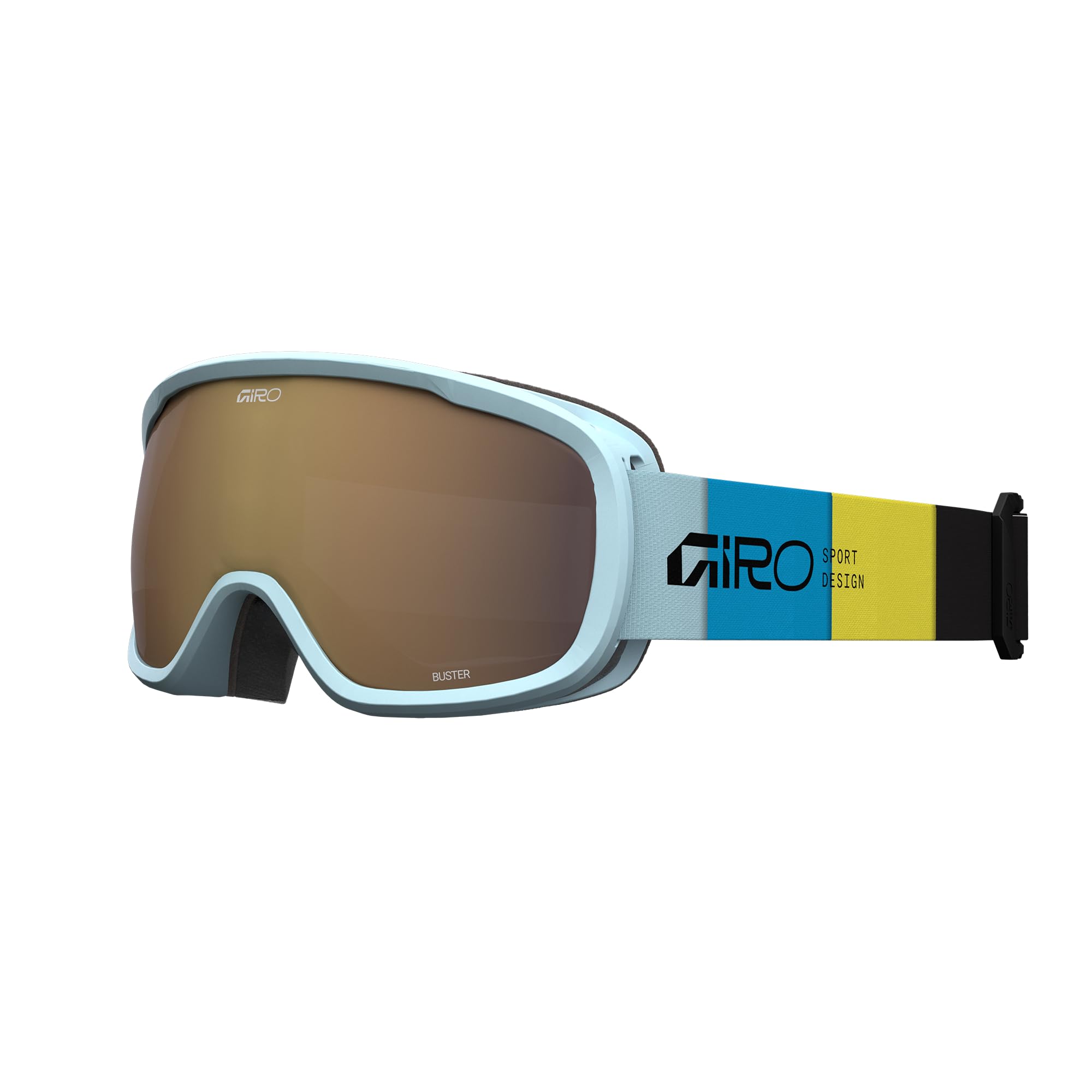 Giro Buster Kids Snow Goggle Blue Blocks - Amber Rose