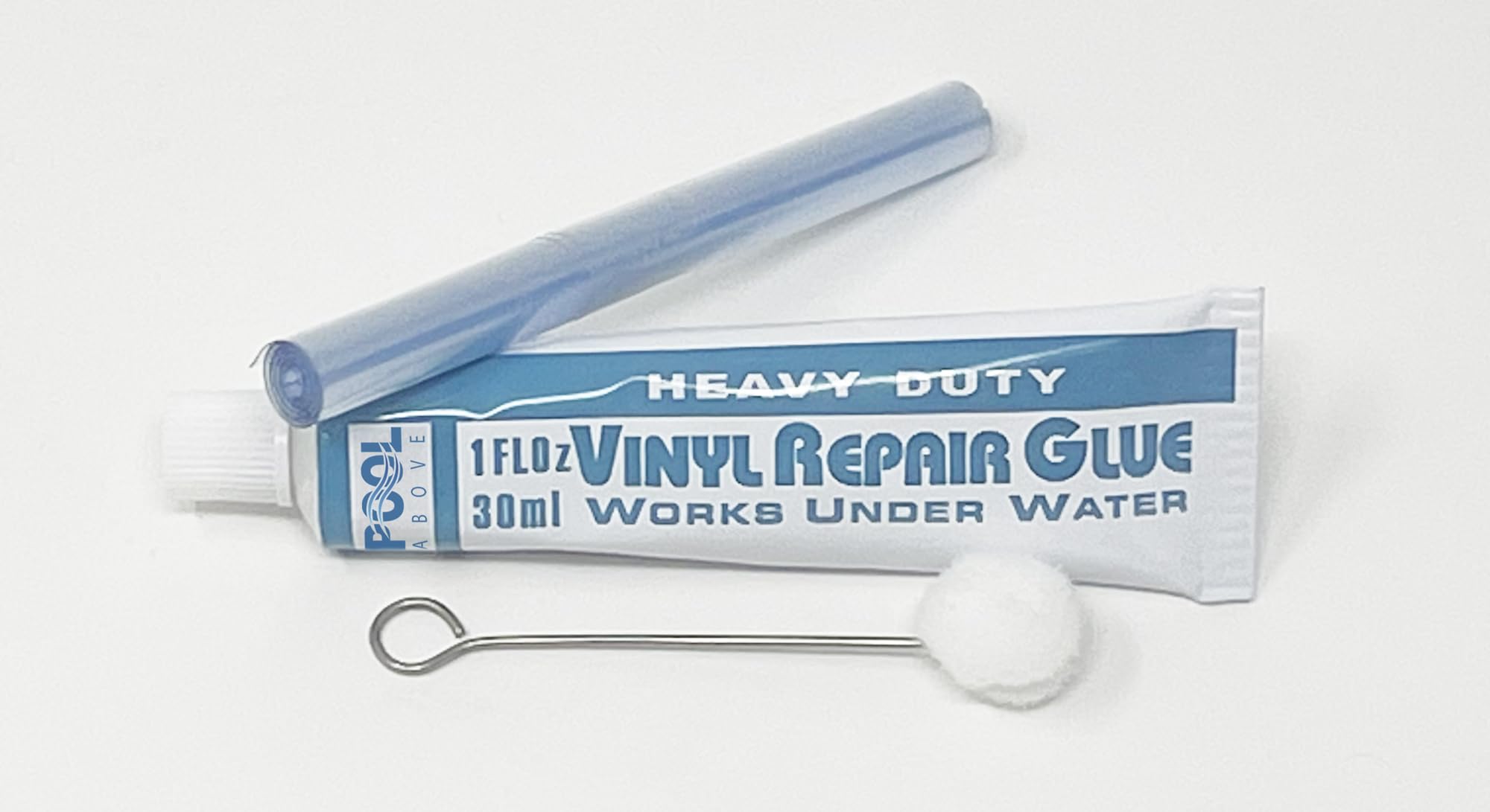Heavy Duty Vinyl Repair Patch Kit For Above-Ground Pool Liner Repair Glue And Patch Inflatables Boat Raft Kayak Air Beds Inflata