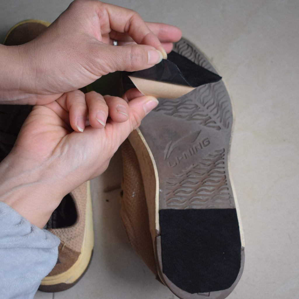 Stick-On Suede Friction-Reducing Dance Soles For, Easy Pivoting And Sliding On Sticky Indoor Dance Floors, Self-Adhesive Anti-Sl