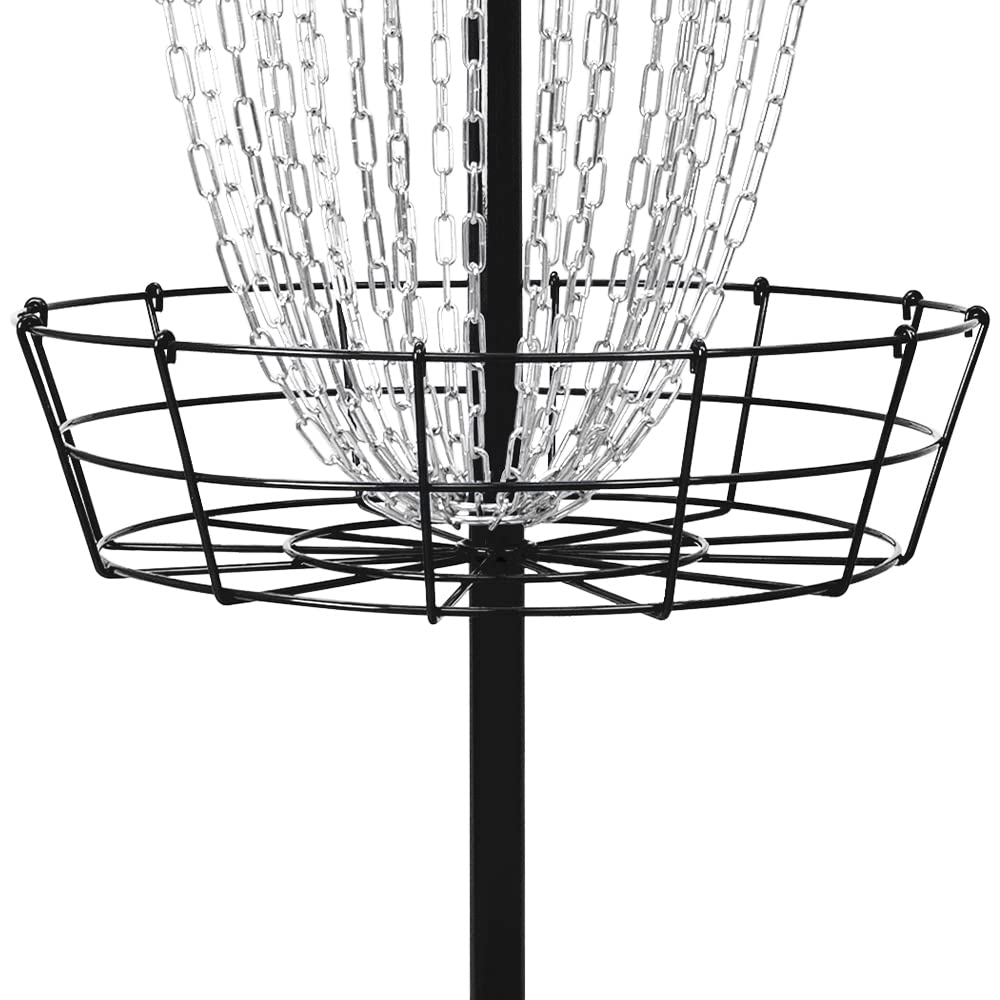 Remix Deluxe Practice Basket For Disc Golf - Black