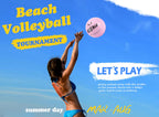 Adekale Pink Volleyball Beach Volleyball Soft Indoor And Outdoor Play Official Size 5 Volleyball Beach Backyard Sports Training