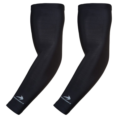 Arm Sleeves For Kids (1 Pair) Compression - Boys, Girls, Youth Basketball Shooter Sleeve - Best Elbow Warmers Protection For Foo