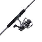 Abu Garcia 7' Max X Spinning Reel And Fishing Rod Combo, Size 3000 Reel, 5 Stainless Steel Ball Bearings, Smooth Oil Felt Front