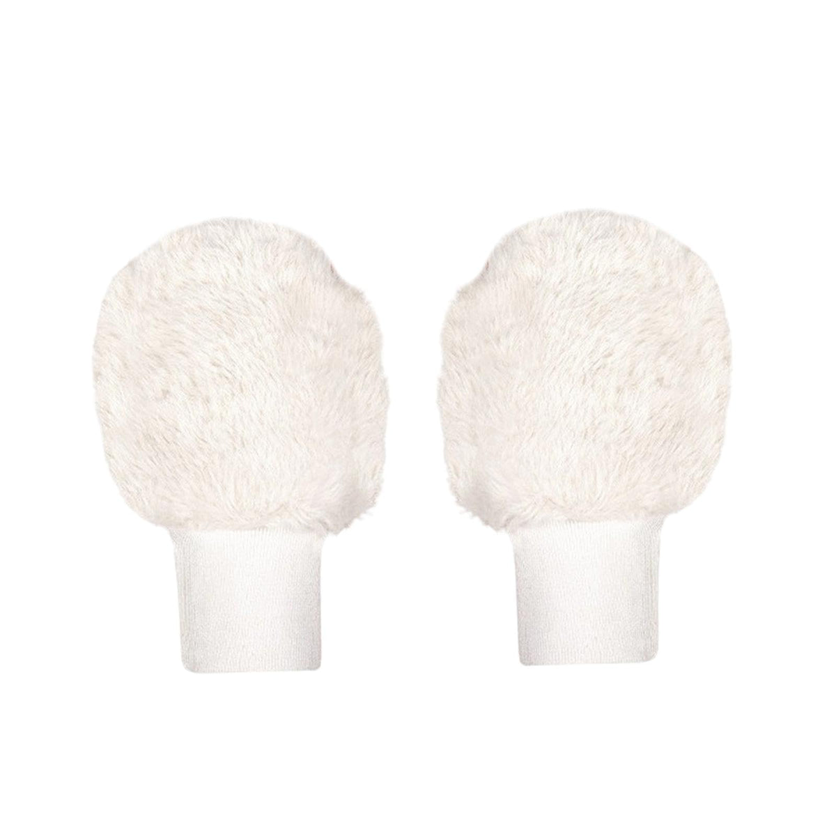 MYADDICTION Winter Golf Training Gloves Thicken Half Finger Golf Gloves for Women Ladies White