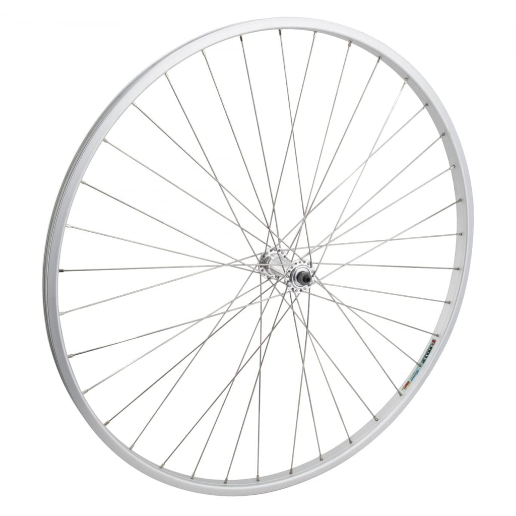 Wheel Front 27 X 1-1/4 Alloy Rim, Silver, 36H, Schrader