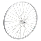 Wheel Front 27 X 1-1/4 Alloy Rim, Silver, 36H, Schrader