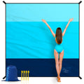 OCOOPA Beach Blanket, Extra Large Sandproof Waterproof, Picnic Mat, 8 Persons Family Size, Sand Free, Comfortable, Durable Parac