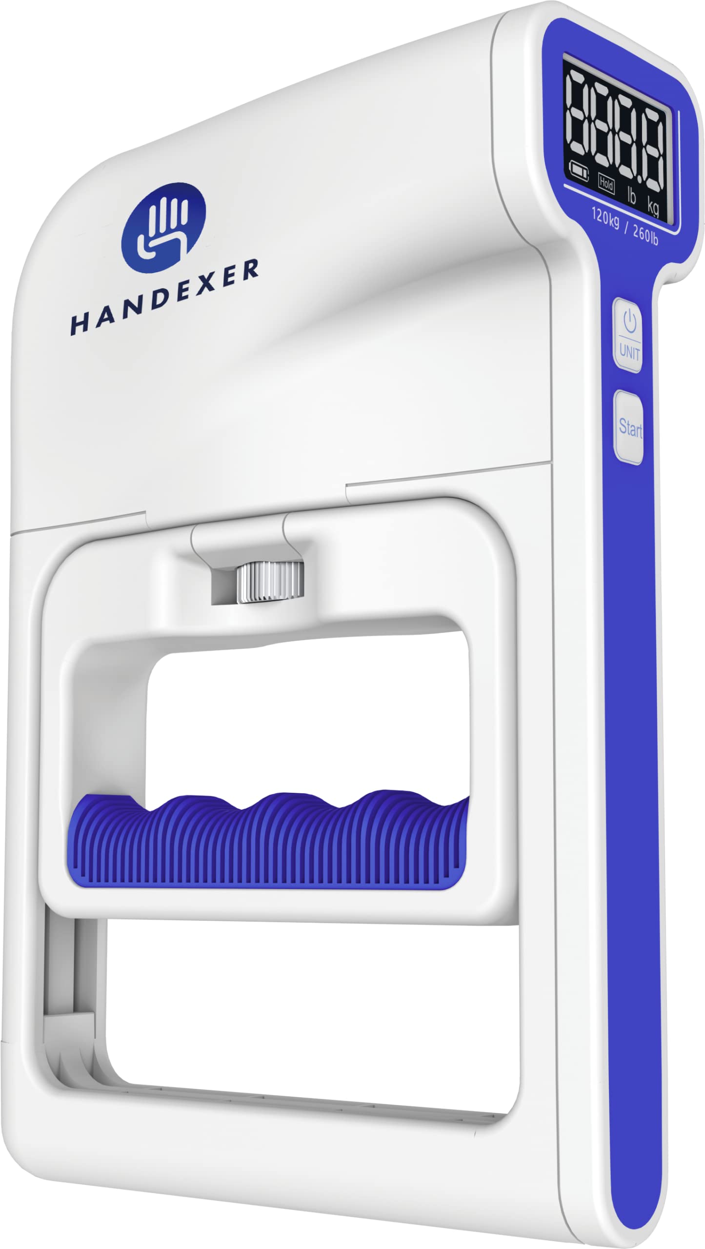 Handexer Grip Strength Tester 265lb/120kg, Digital Hand Dynamometer FDA Registered with Backlit LCD for Grip Strength Testing an