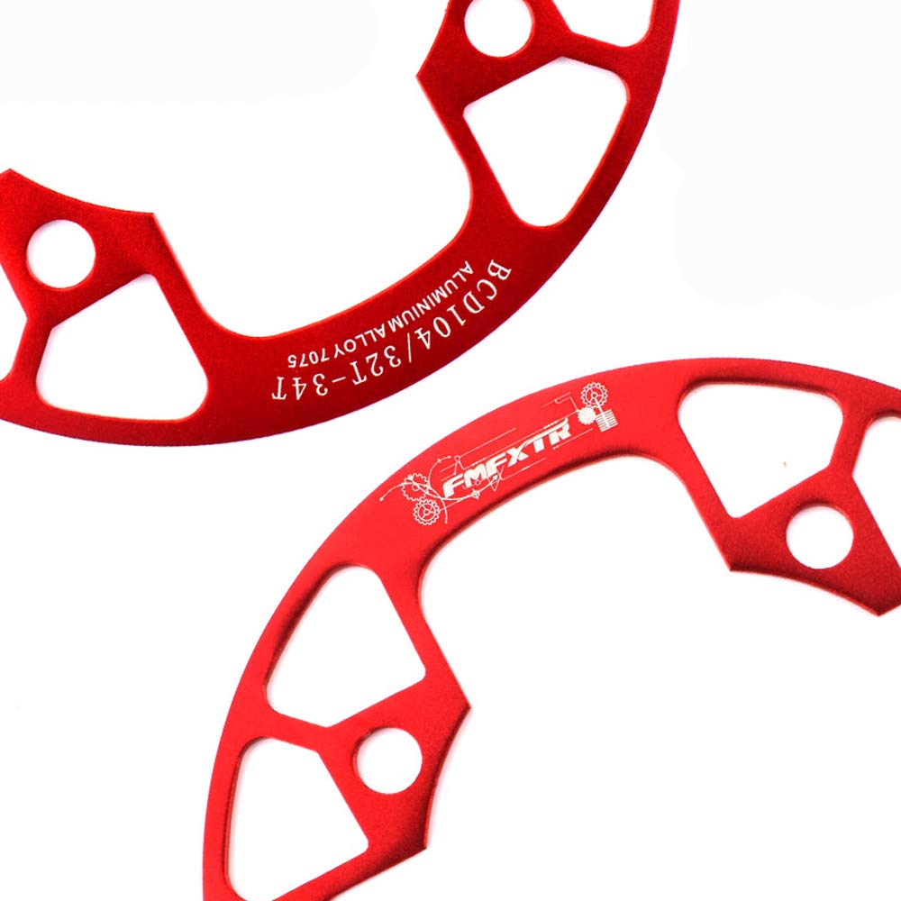 Upanbike Montain Bike Chainring Guard 104 Bcd Aluminum Alloy Chain Ring Protector Cover For 32~34T 36~38T 40~42T Chainring Sproc