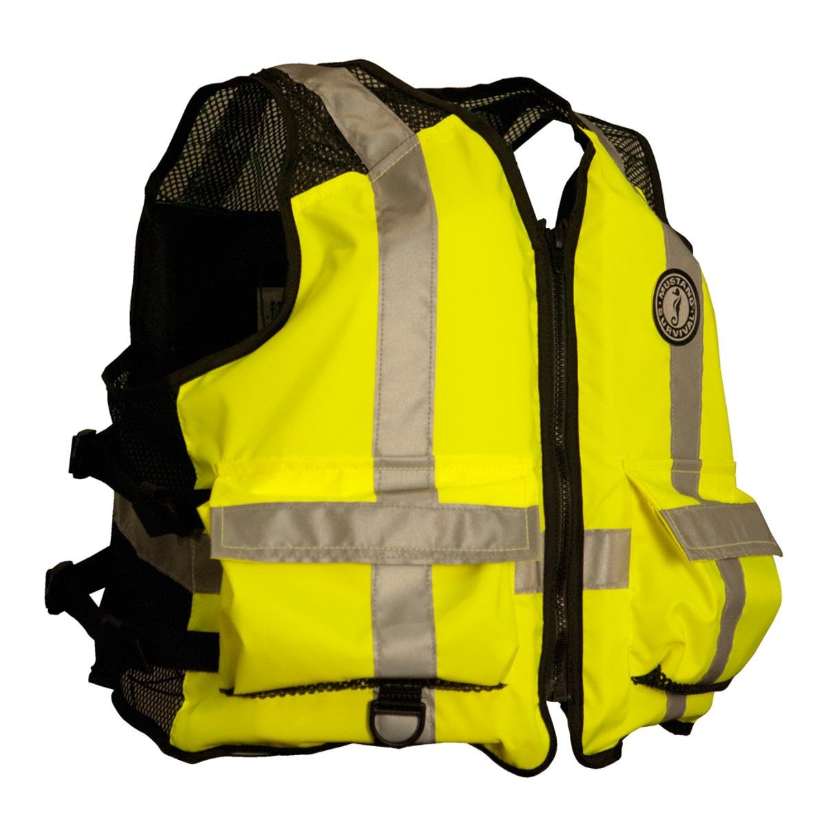 Mustang High Visibility Industrial Mesh Vest S/M