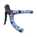 PollyCycle 1 Pair Woven Bicycle Handlebar Tape - Cloth Fabric Bar Tape with EVA Cushion, Vintage Style Grip Wrap for Road Bike, 