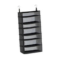 Myaddiction Hanging Compression Packing Cube Multipurpose For Closets, Hotels Black 7 Layers