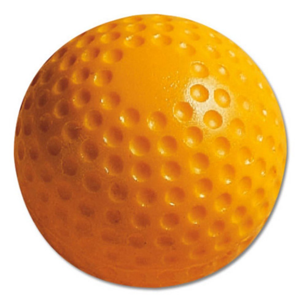 Macgregor Dimpled Baseballs, Yellow, 9-Inch (One Dozen)