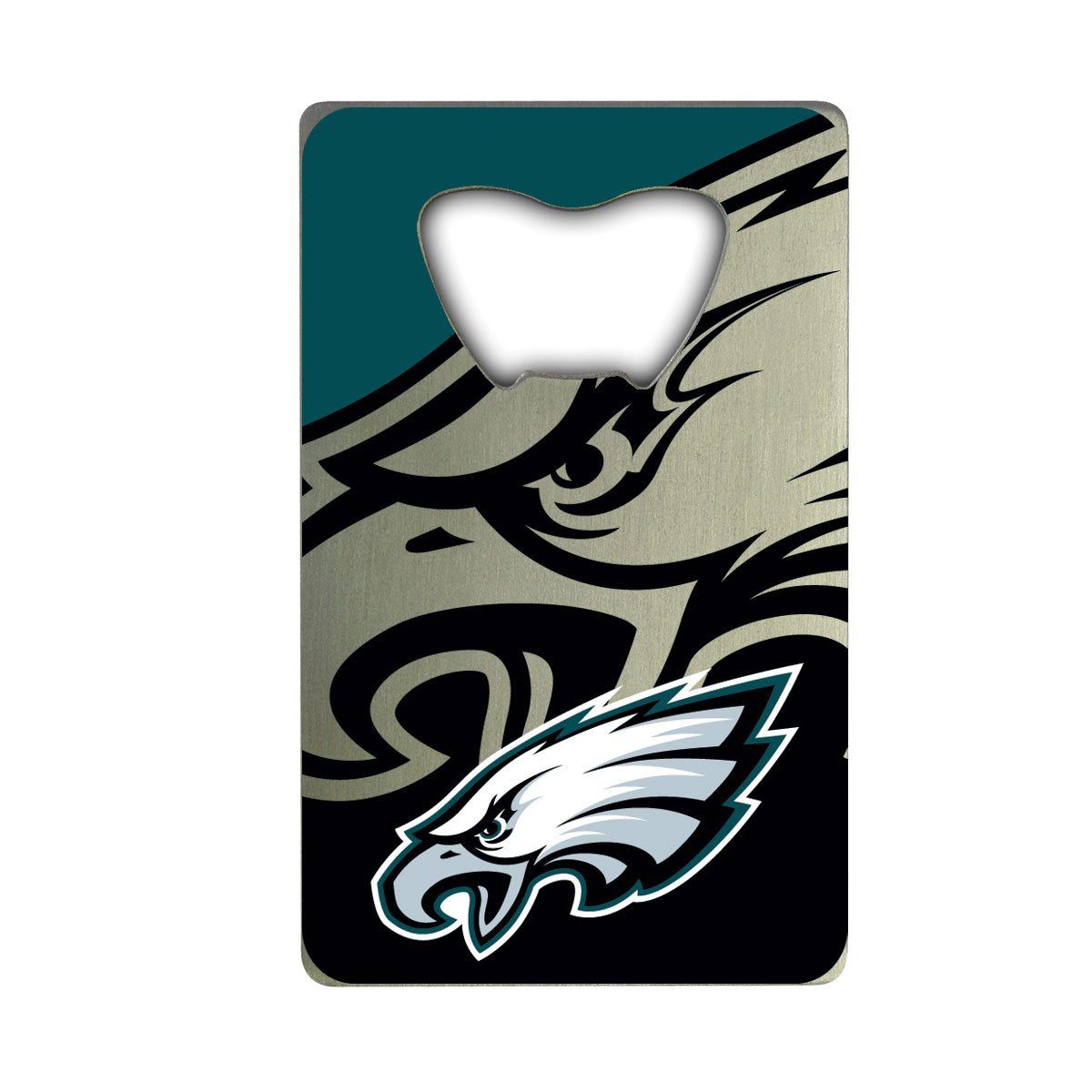 FANMATS 62562 Philadelphia Eagles Credit Card Style Bottle Opener - 2    x 3.25