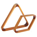 Gse 2-Tone Solid Wood Billiard 8-Ball Triangle Or 9-Ball Diamond Pool Ball Racks For 2-1/4'' Pool Balls (8-Ball Triangle & 9-Bal