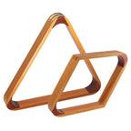 Gse 2-Tone Solid Wood Billiard 8-Ball Triangle Or 9-Ball Diamond Pool Ball Racks For 2-1/4'' Pool Balls (8-Ball Triangle & 9-Bal