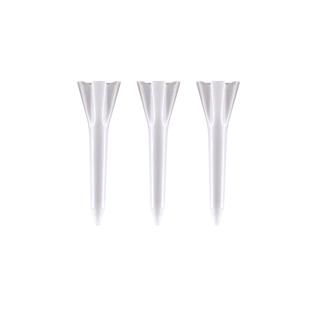 Izzo Golf Plastic Golf Tees, 1.5 Inch, White (Pack Of 100)