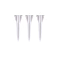 Izzo Golf Plastic Golf Tees, 1.5 Inch, White (Pack Of 100)