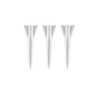 Izzo Golf Plastic Golf Tees, 1.5 Inch, White (Pack Of 100)