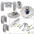 Tecnoseal Anode Kit W/Hardware - Mercury Bravo 3 2004-Present - Aluminum