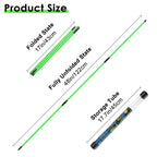 Rhino Valley Golf Alignment Sticks 3 Pack, 48 Collapsible Alignment Sticks For Aiming, Putting, Full Swing Trainer, Golf Alignme
