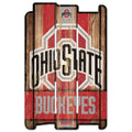 Win-Craft,Inc-McArthur Ohio State Buckeyes Sign 11x17 Wood Fence Style