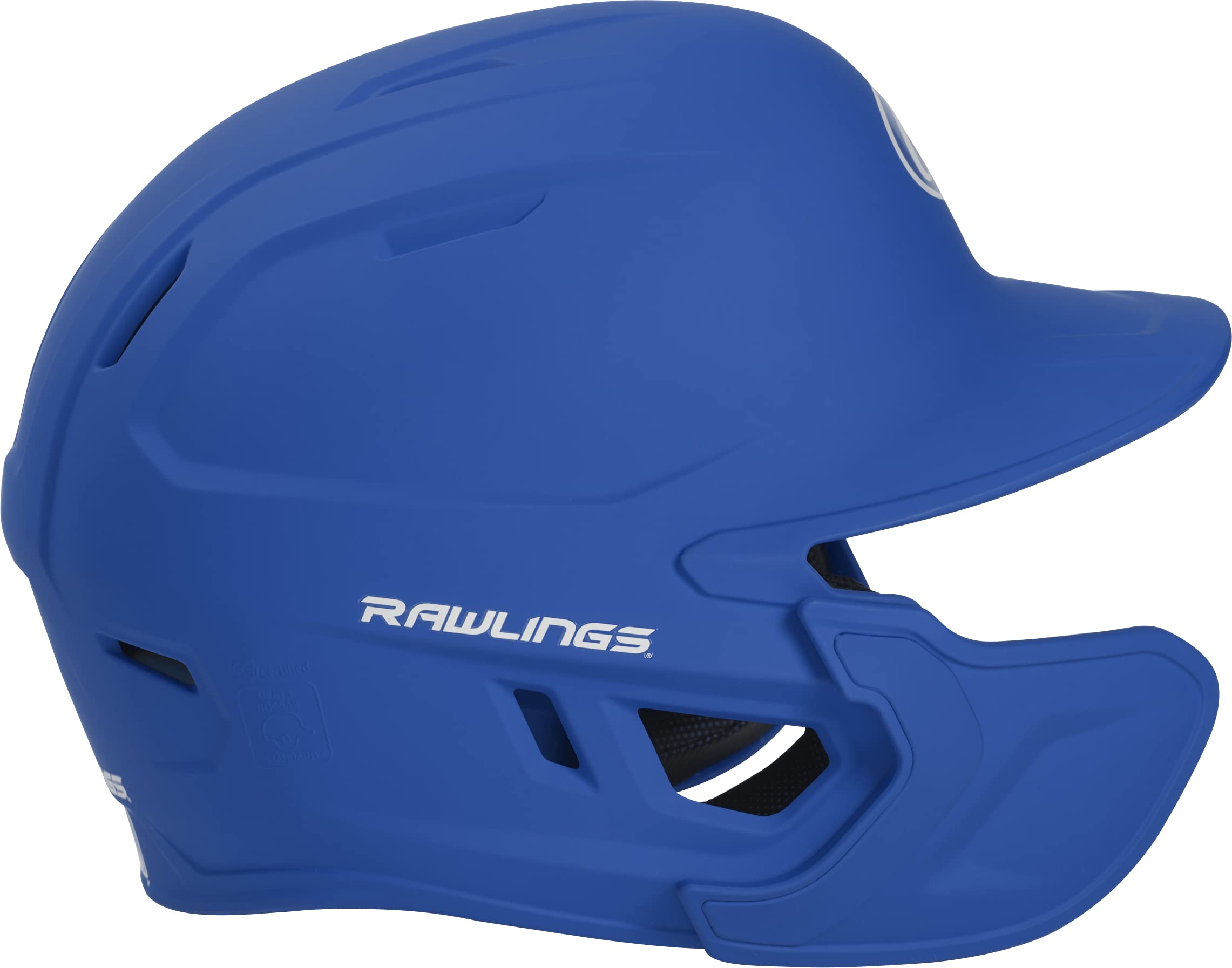 Rawlings Mach 1-Tone Right Batting Helmet W/ Adjustable Face Guard Left Handed Adjustable, Sr, Royal