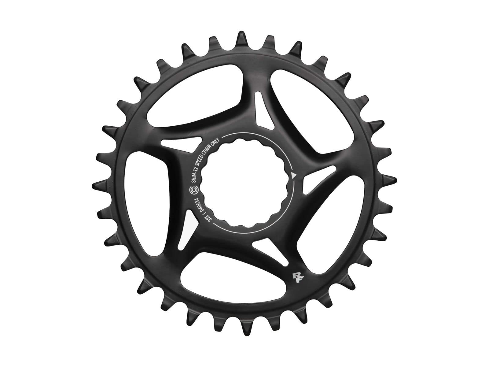 Race Face Chainring 32T Direct Mount Steel 12 Spd Shimano Black