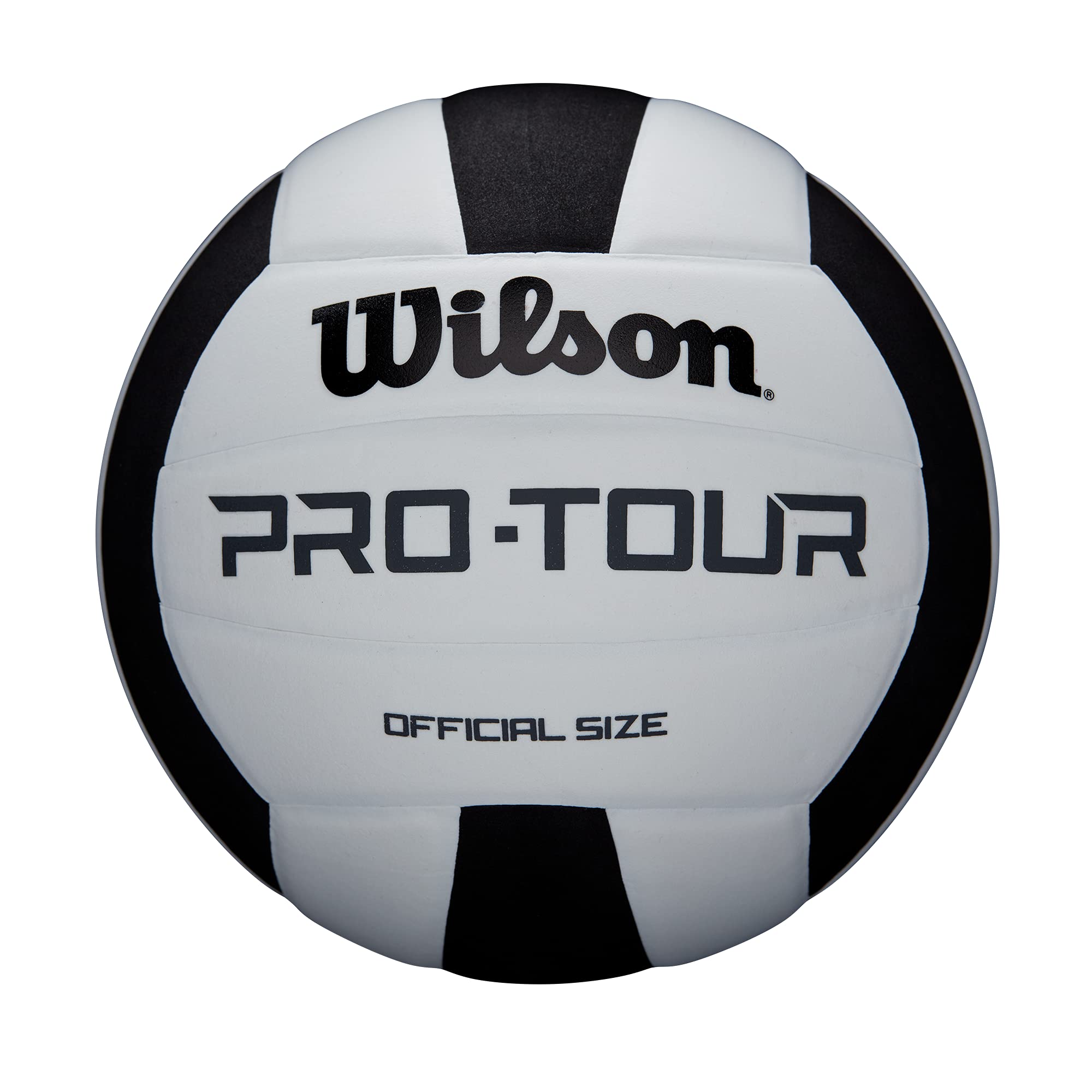 WILSON Pro Tour Indoor Volleyball  Black/White 25.59in  26.38