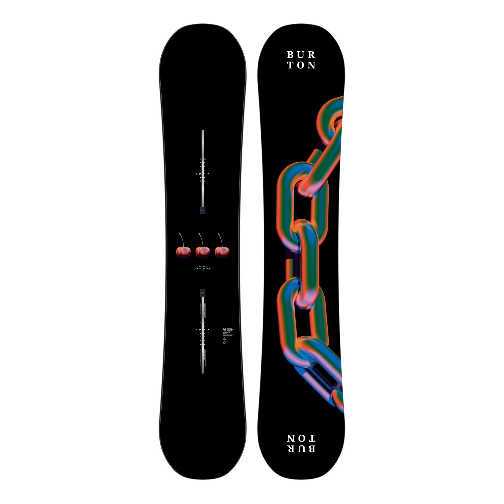Burton Cultivator Flat Top Snowboard, 155Wcm, Chain Link