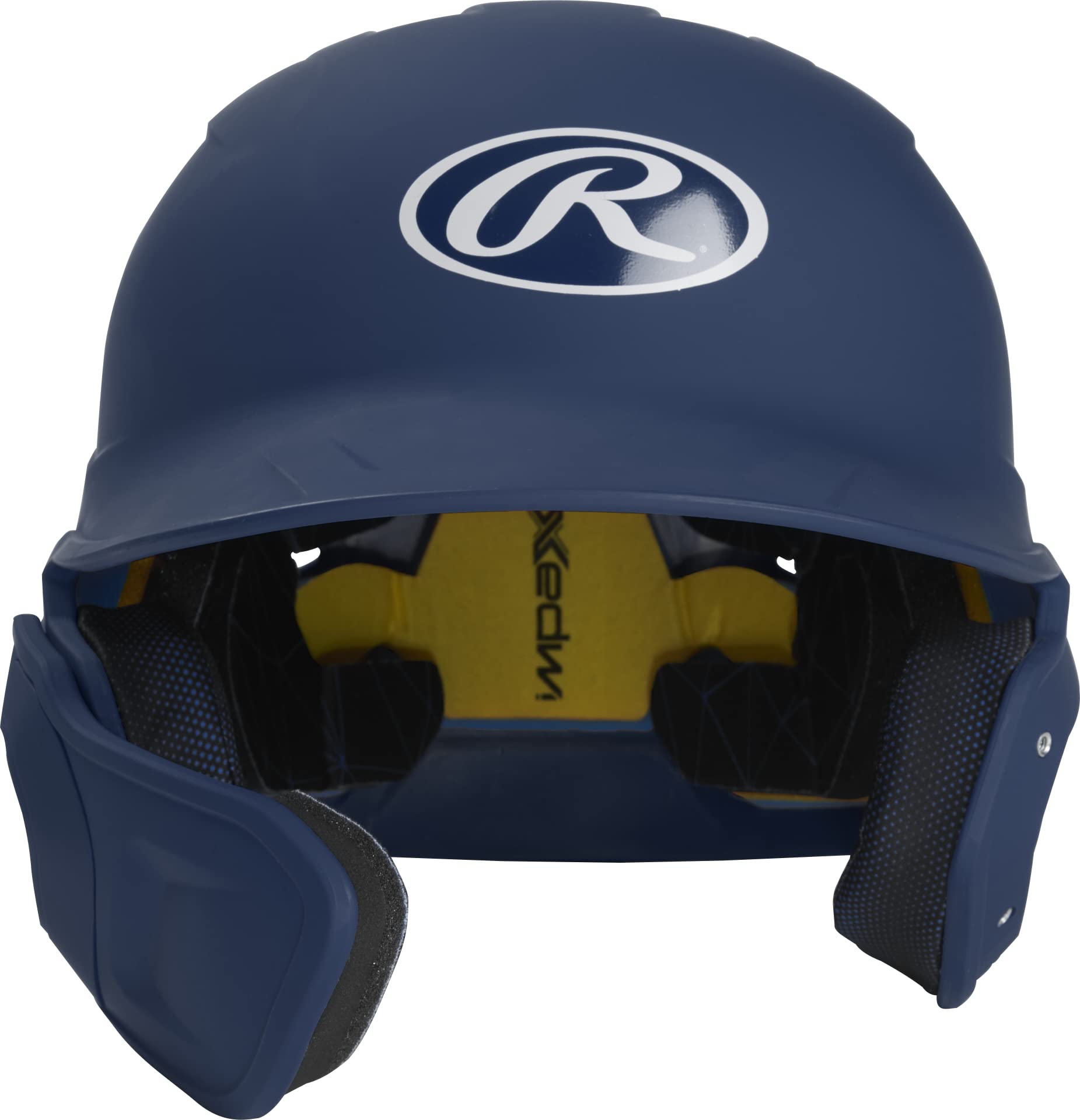 Rawlings 2022 Mach 1-Tone Matte Baseball Batting Helmet W/Lhb Adjext, Junior, Matte Navy