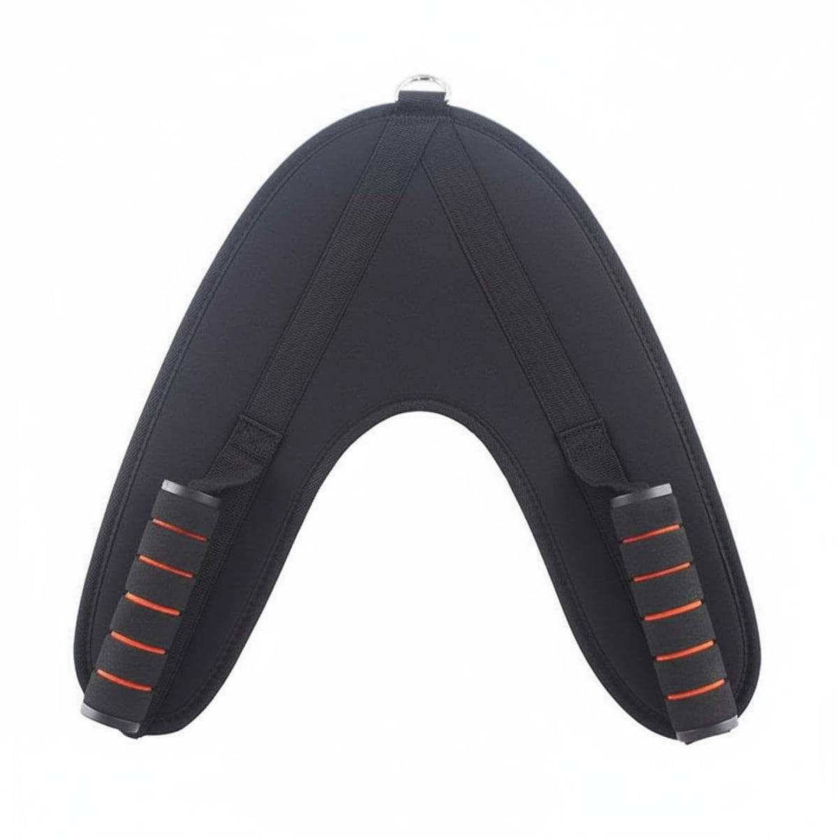 Clovrix Padded Abdominal Training Strap Curved Ab Crunch Harness Strapping Straps Hand Grips For Gym, Striped Handl | Exercisers