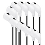 Pgm Golf Club Covers 10Pcs Or 2Pcs Iron Head Covers With No. Opening Easy On Off Protective Washable Golf Headcovers Fit Most Ri