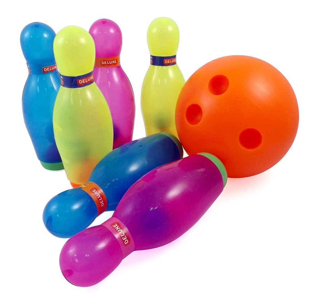 Az Trading & Import Ps9001 7'' Super Bowling Set Toy For Kids