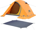 Forestdawn Camping Tent For 2 Person With 3 Aluminum Alloy Poles,Waterproof Windproof 4 Season Tent,Double Layer,Easy Setup,Prof