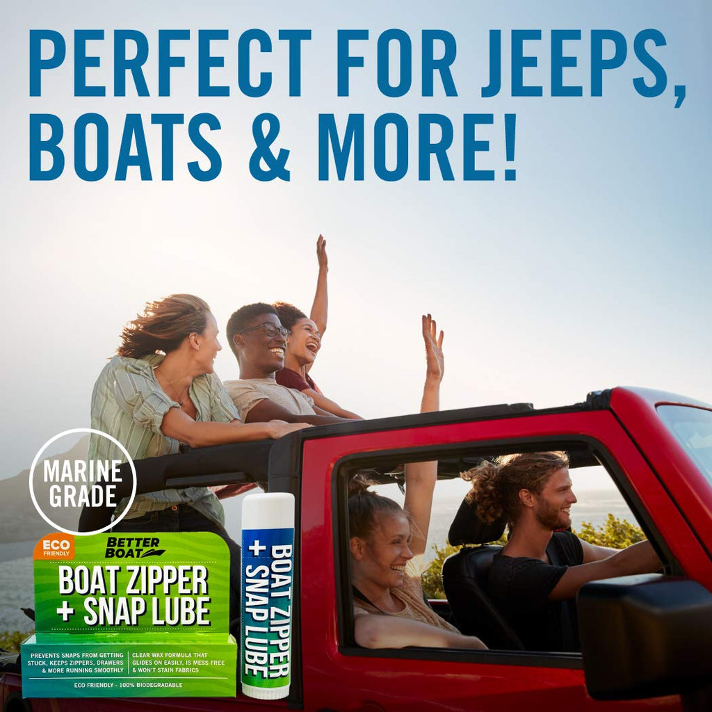 Zipper Wax  Zip Lube Marine Grade Zipper Lubricant Stick Zipper Lubricate With Ease Boat, Canvas, Bimini Snap, Metal Zippers, Ja