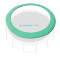 SkyBound 12 Foot Universal Replacement Trampoline Pad (fits up to 7 Inch Springs) - Spring Cover (Green)